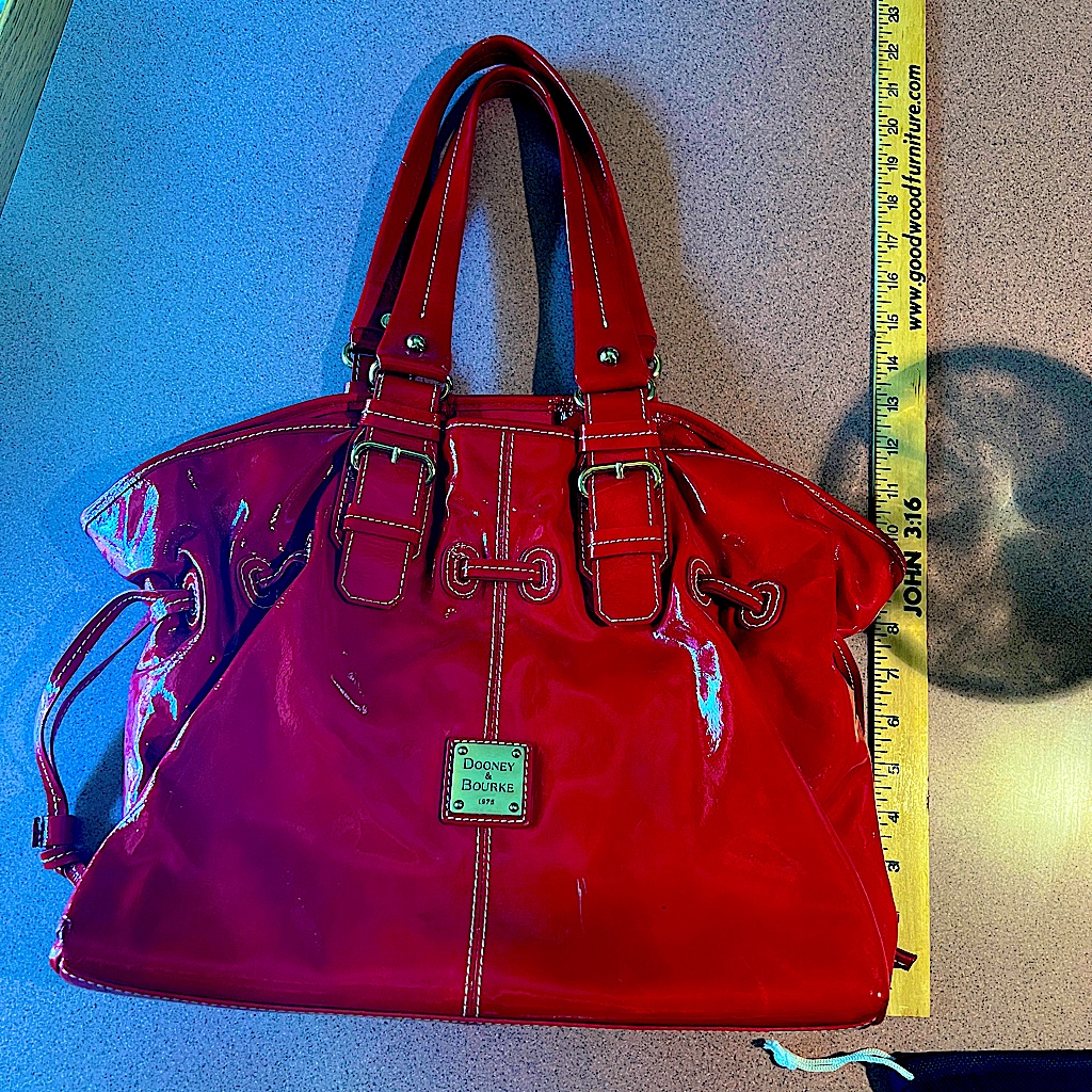 Dooney & Bourke Red Patent Leather Handbag